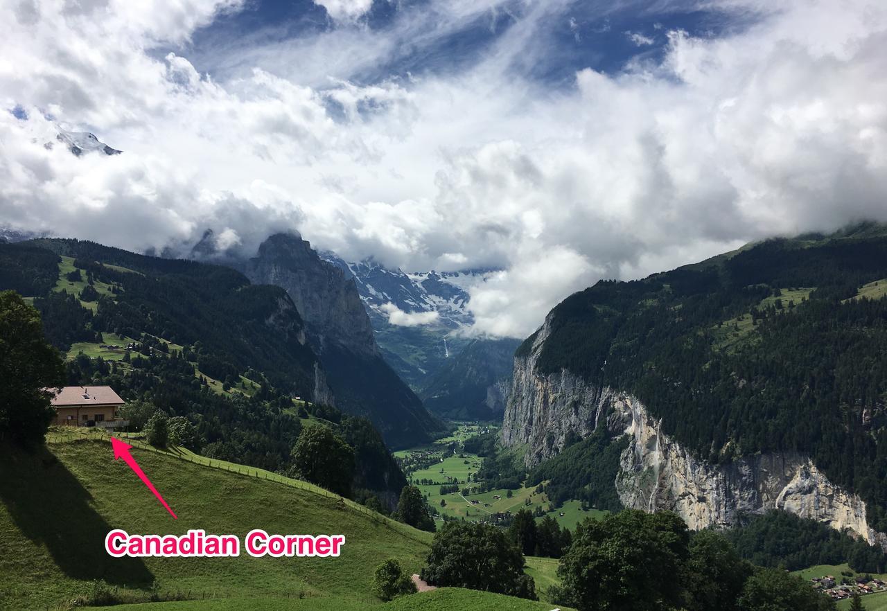 Chalet Canadian Corner Wengen Luaran gambar